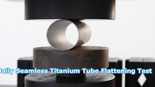 Thử nghiệm làm phẳng ống Titan liền mạch hàng ngày